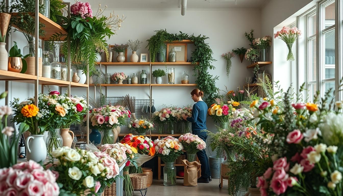 Seasonal flower arrangements